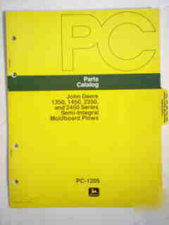 John deere 1350 1450 2350 2450 plow parts catalog-nice 