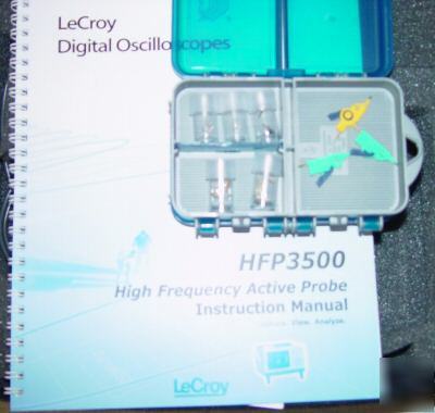 Lecroy HFP3500 3.5 ghz active voltage probe+accessories