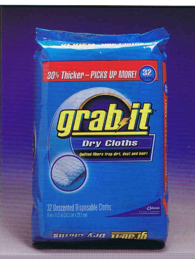 Pledge grab it dry refill cloths-drk CB663281