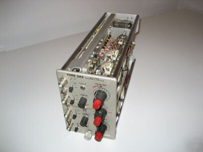 Tektronix 3A3 dual trace diff amp plugin 560 series