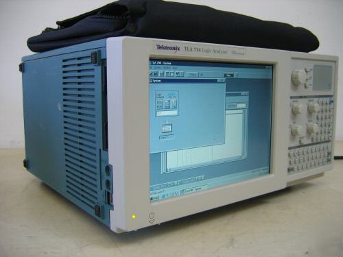 Tektronix TLA714 logic analyzer w/ TLA7N4 w/ 2S