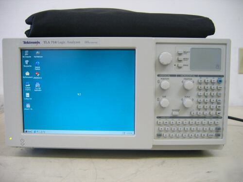 Tektronix TLA714 logic analyzer w/ TLA7N4 w/ 2S