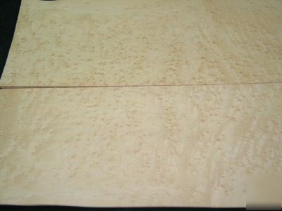 Very nice birdseye maple veneer 75 sq ft. lot 3061