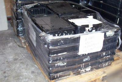 Esd stackable totes (16.5 l x 10-7/16 w x 3.5 h) qty 63