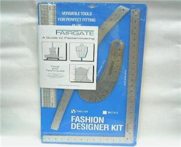 Fairgate fashion designer's kit w/ patternmaking guide