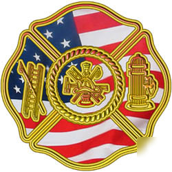 Firefighter decal reflective 4