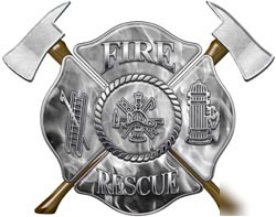 Firefighter decal reflective 4