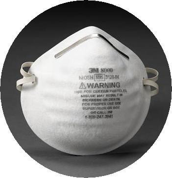 120 pc. 4 box 3M 8000 N95 respirator masks mask oprah