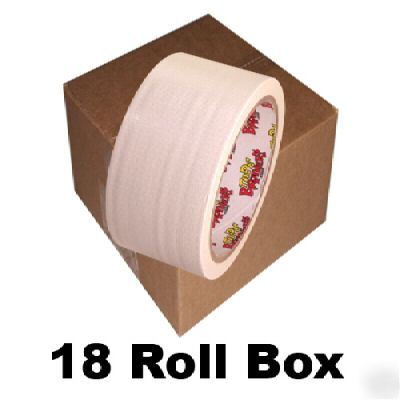 18 roll box of white duct tape 2