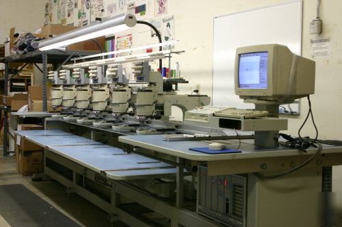 Embroidery machine barudan 6HEAD 7NEEDLE (profit 906T)