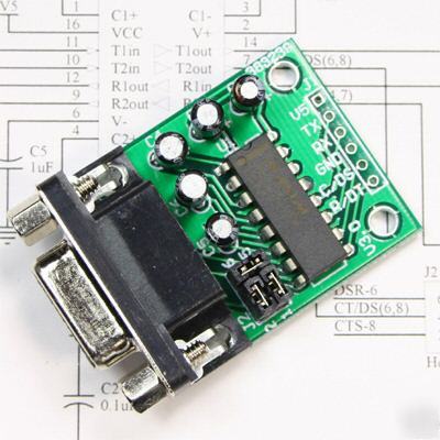 MAX232 RS232 ttl convertor/adapter kit for avr/pic/gps