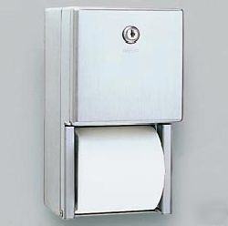 Stainless steel toilet paper dispenser bob 2888