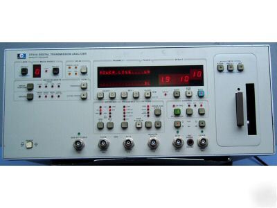 Hp 3764A digital transmission analyzer w/opt 10 parts