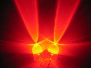 New 55 degree 50PCS 10MM ultrabright red led 30,000MCD