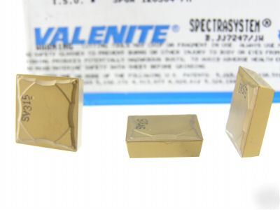 New 100 valenite spgr 421-fm SV315 carbide inserts N010