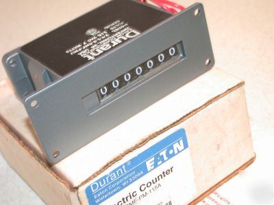 New durant 7 digit electric counter 7-y-1-3-rmf-pm-115A