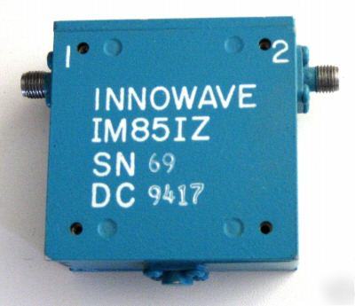 Innowave 1M85IZ 3 port coaxial isolators circulators