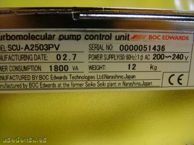 Boc edwards turbopump controller stp-A2503PV