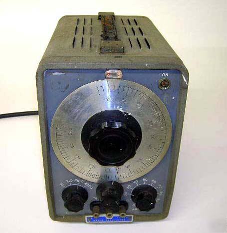 Hp 200AB antique audio oscillator