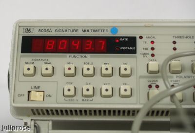 Hp 5005A 4.5 digit signature multimeter