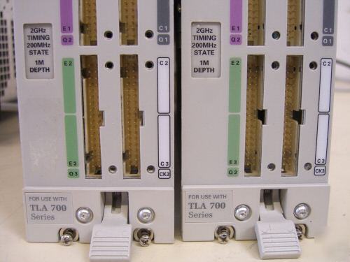 Tektronix TLA715 logic analyzer w/ 2 TLA7N4 w/ 6S