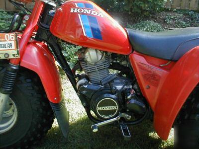 1983 honda atc big red 3 wheeler 200ES nice 
