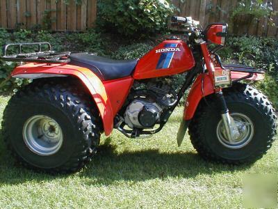 1983 honda atc big red 3 wheeler 200ES nice 