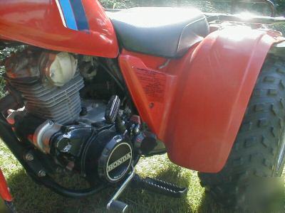 1983 honda atc big red 3 wheeler 200ES nice 