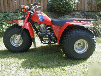 1983 honda atc big red 3 wheeler 200ES nice 