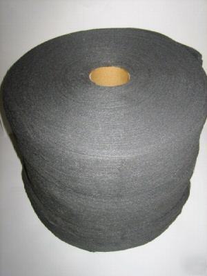 25 lb steel wool rolls: #00, 0, 1, 2, 3 or 4 - 5 rolls