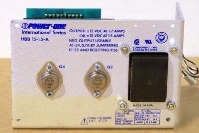 Anilam crusader m 12V 15V power supply for servo drives