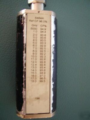 Hp/agilent 8484A 10 mhz to 18 ghz power sensor 