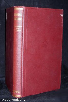 1935 fe industrial electronics hb book gulliksen vedder