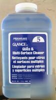 2 bottles of glance hc glass & multi-surface cleaner