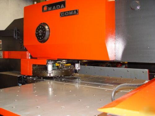 55 ton u.s. amada coma 50-60-72 cnc turret punch press