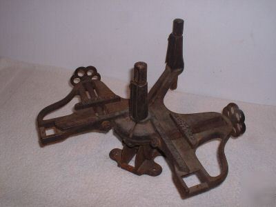 Old h. c. marsh rockford ill. picture frame miter vise