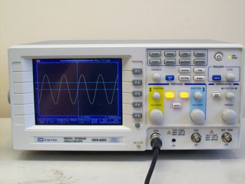 Instek gds-820C 150 mhz digital storage oscilloscope