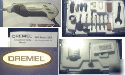 New dremel 400 series xpr w/case & assesories