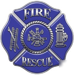 Firefighter decal reflective 4