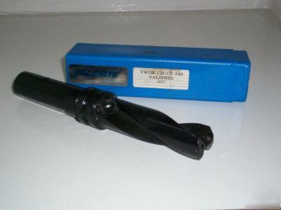 New valenite carbide insert drill 1.250 VWDR125-125-540