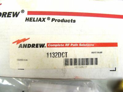 New andrew heliax 1132DCT connector transition assembly 