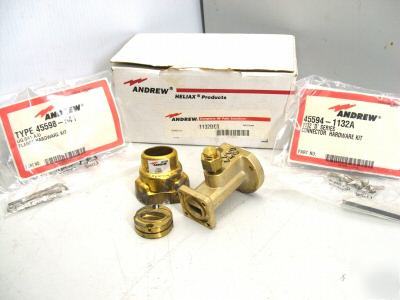 New andrew heliax 1132DCT connector transition assembly 