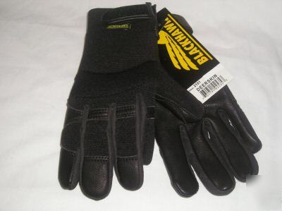Top quality deerskin mechanics gloves -black hawk- xxlg