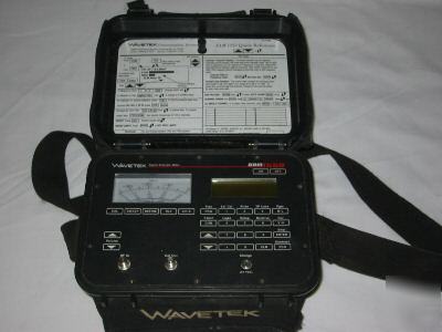 Wavetek sam 1550 signal analyzer meter