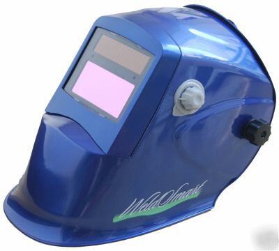 Auto darkening 'aussie flag' solar lcd welding helmet 