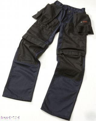 Bosch mens work trousers + holsters workwear 34