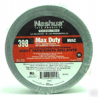 6 rolls of nashua max duty hvac all weather duct tape
