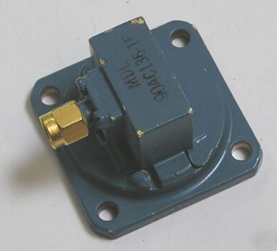 Mdl 62AC136-1F WR62 waveguide to sma male coax adapter