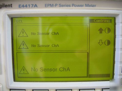 Agilent (hp) E4417A epm-p power meter, peak