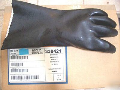 Mapa chemzoil neoprene gloves nl-339 size 11 *warranty